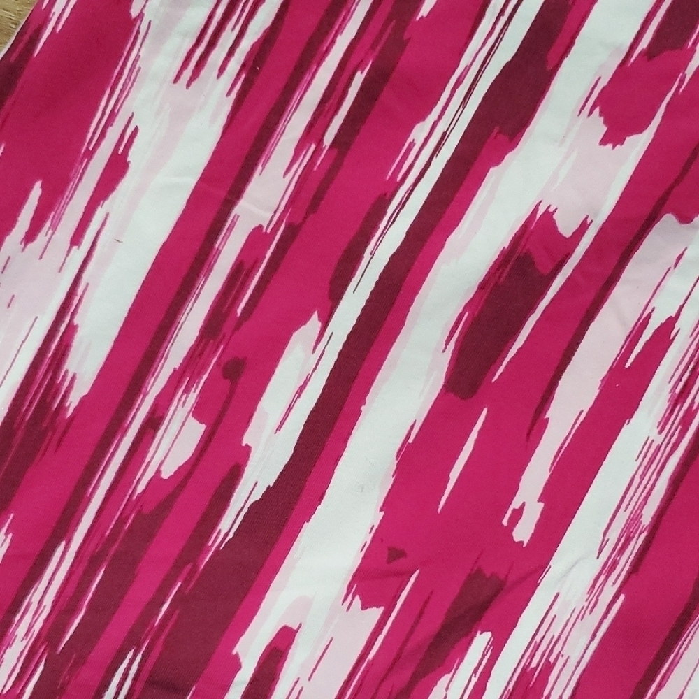 Lucy White and Pink Graphic Racerback Tank Top - Picture 3 of 9